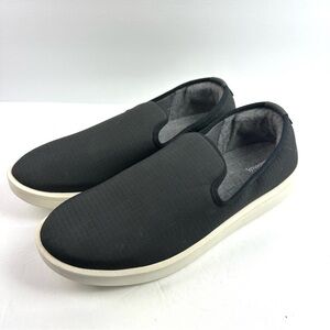 Allbirds Wool Lounger Mens 14 Woven Black Natural White Sole Slip On New